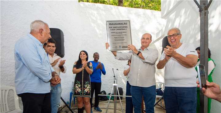 Inaugura&#231;&#227;o da Unidade de sa&#250;de do Santa Efig&#234;nia marca um novo tempo para a comunidade